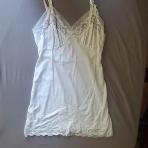 Vintage White slip dress